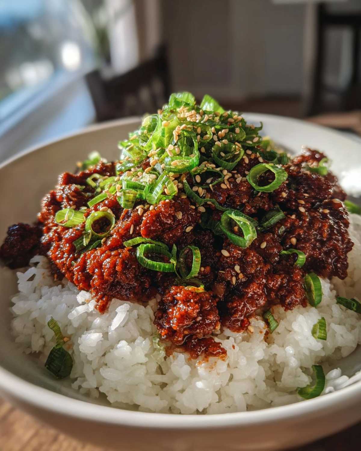 Spicy Korean Beef Bowls - detail 2