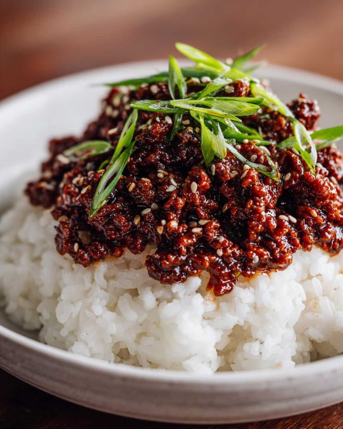 Spicy Korean Beef Bowls - detail 3