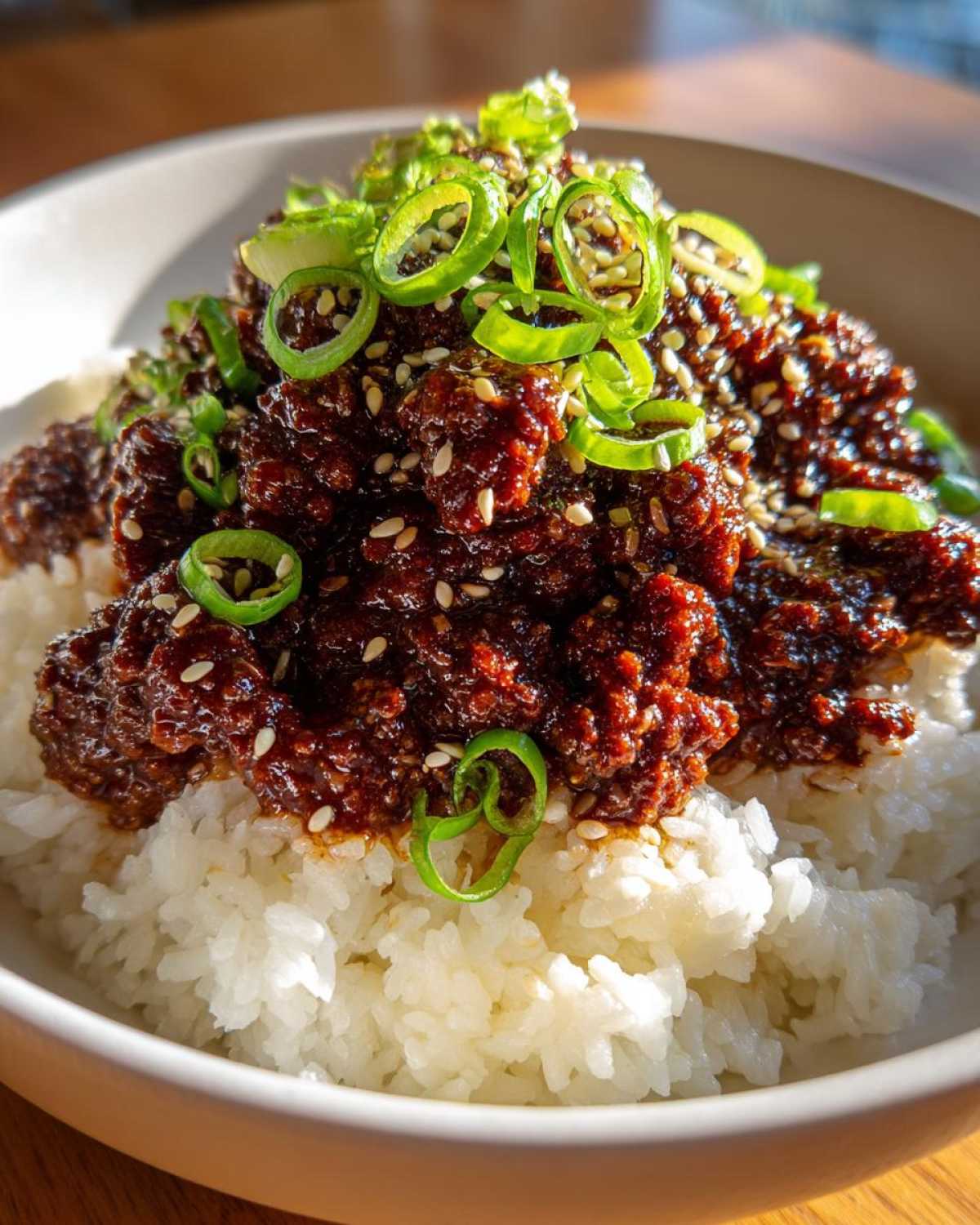 Spicy Korean Beef Bowls - detail 4