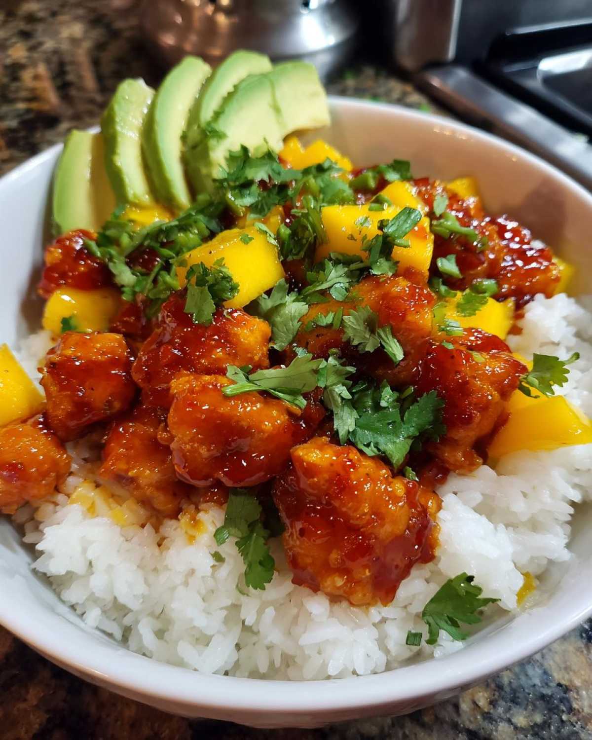 Spicy Mango Chicken Bowls - detail 1