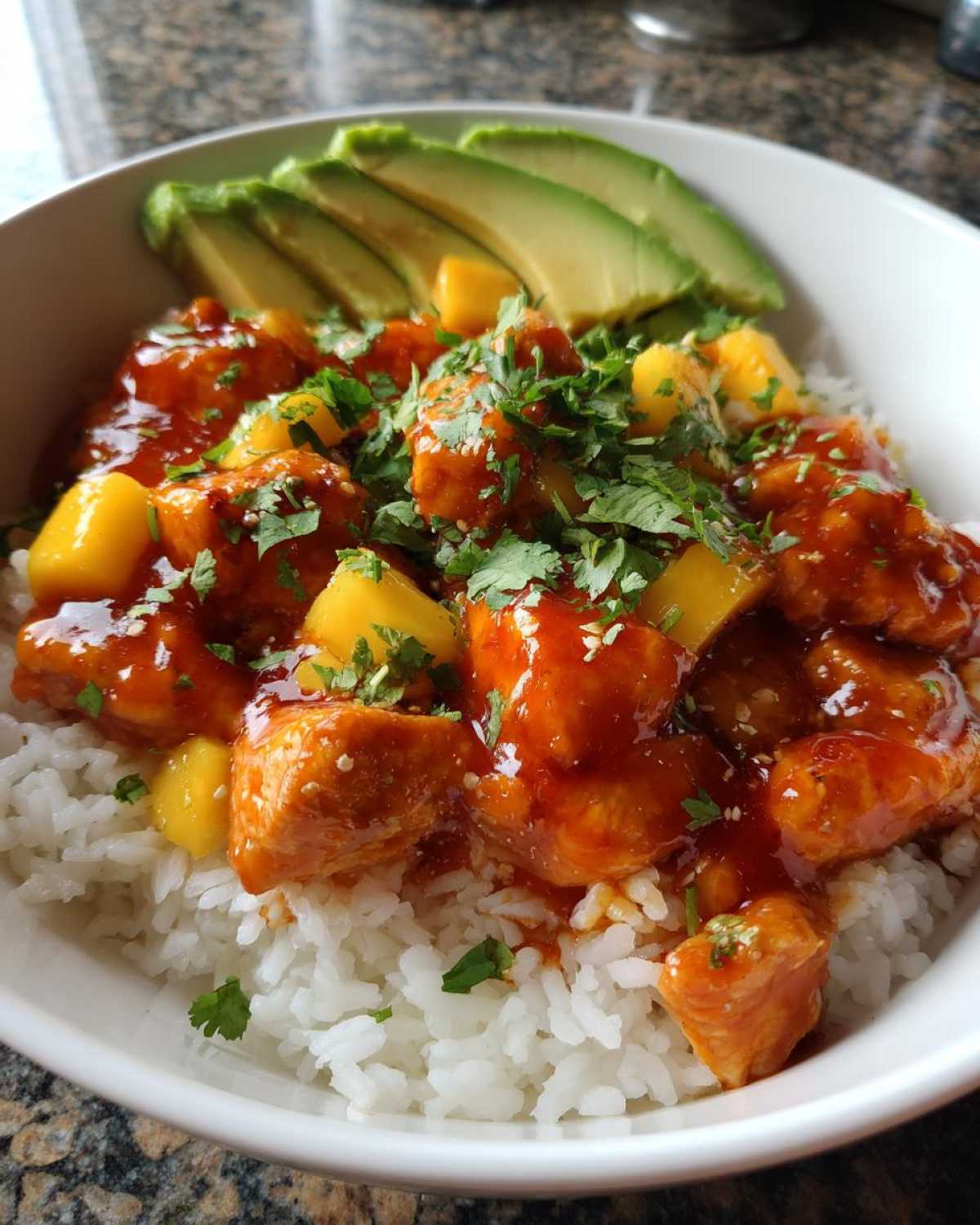Spicy Mango Chicken Bowls - detail 4