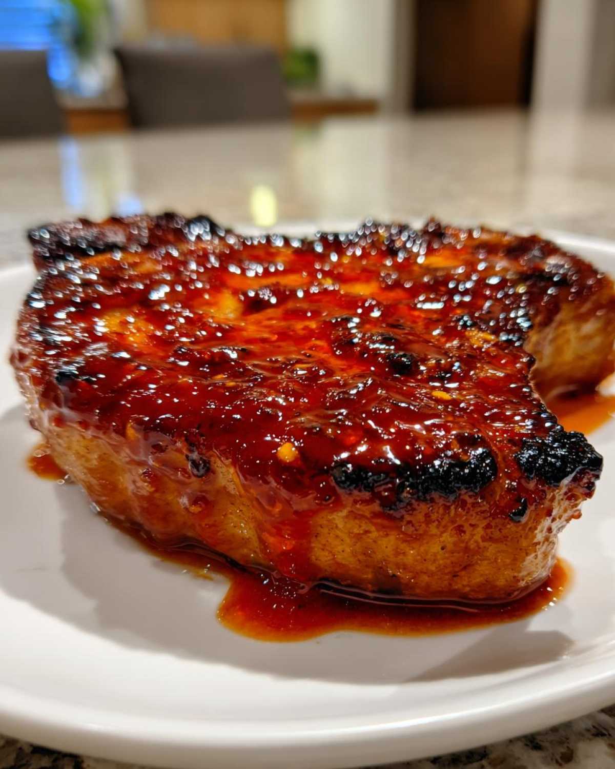 Spicy Sriracha Honey Pork Chops - detail 2