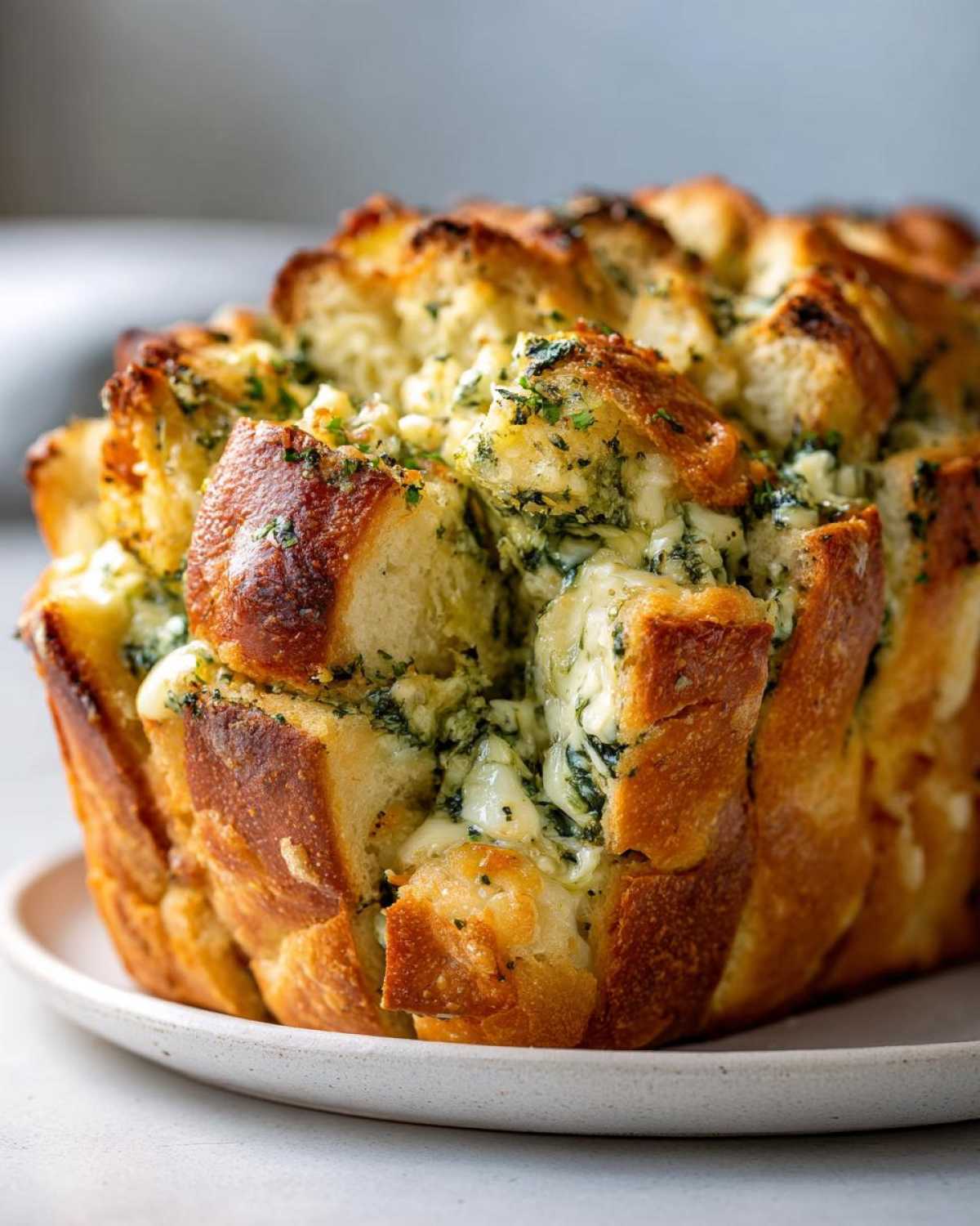 Spinach Artichoke Pull-Apart Bread - detail 4