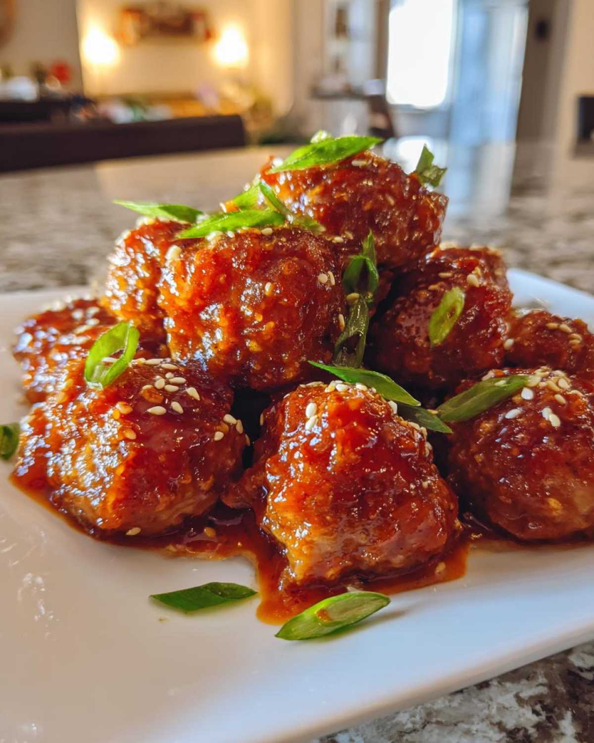 Sticky Orange Chicken Meatballs - detail 4
