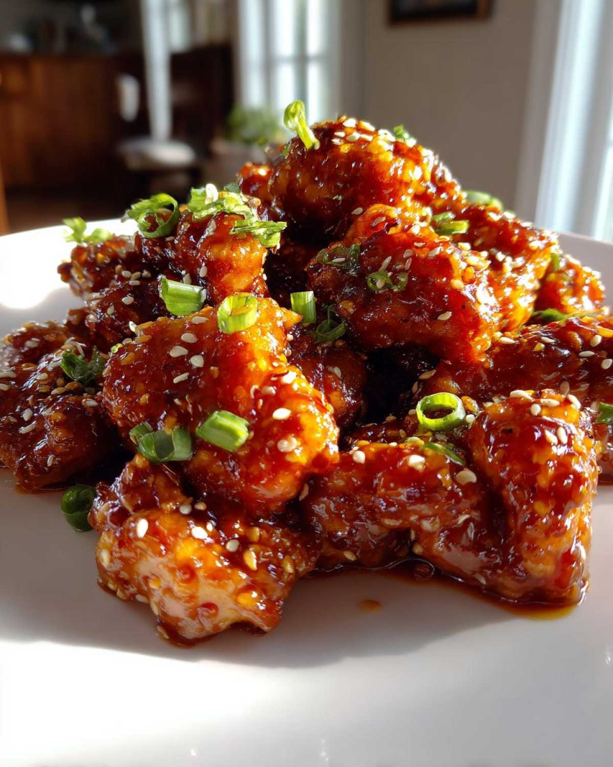 Sticky Sesame Chicken - detail 2