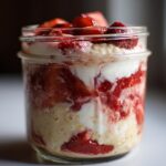 Strawberry Cheesecake Overnight Oats