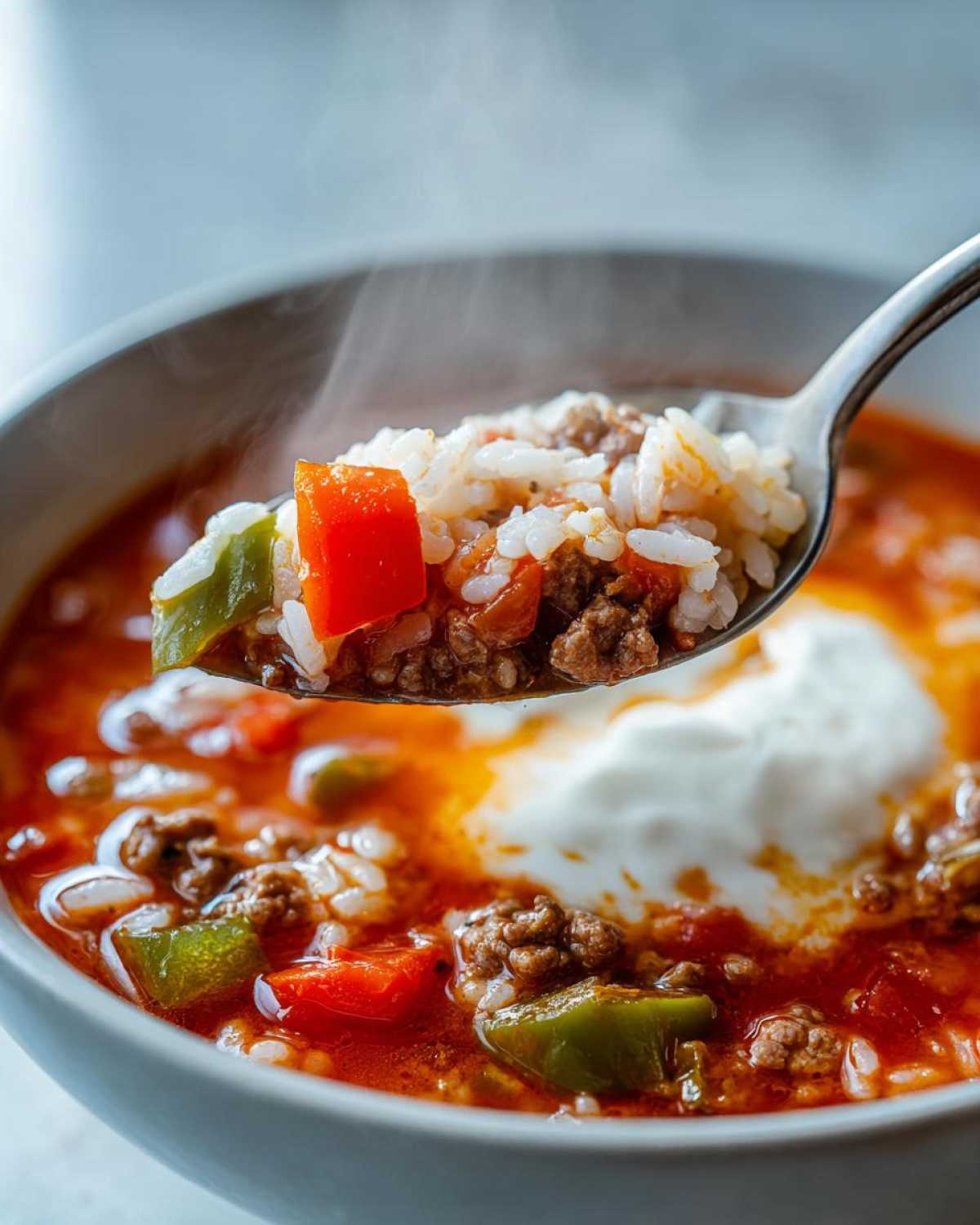Stuffed Pepper Soup - detail 1
