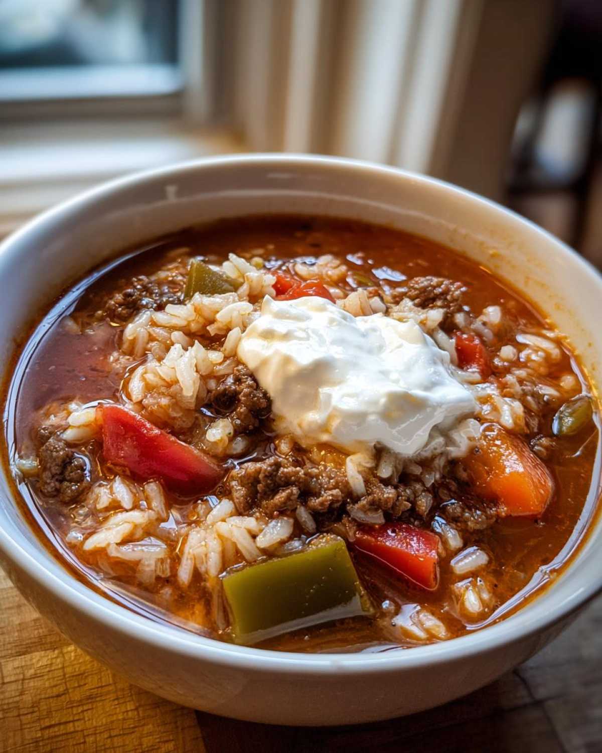 Stuffed Pepper Soup - detail 2