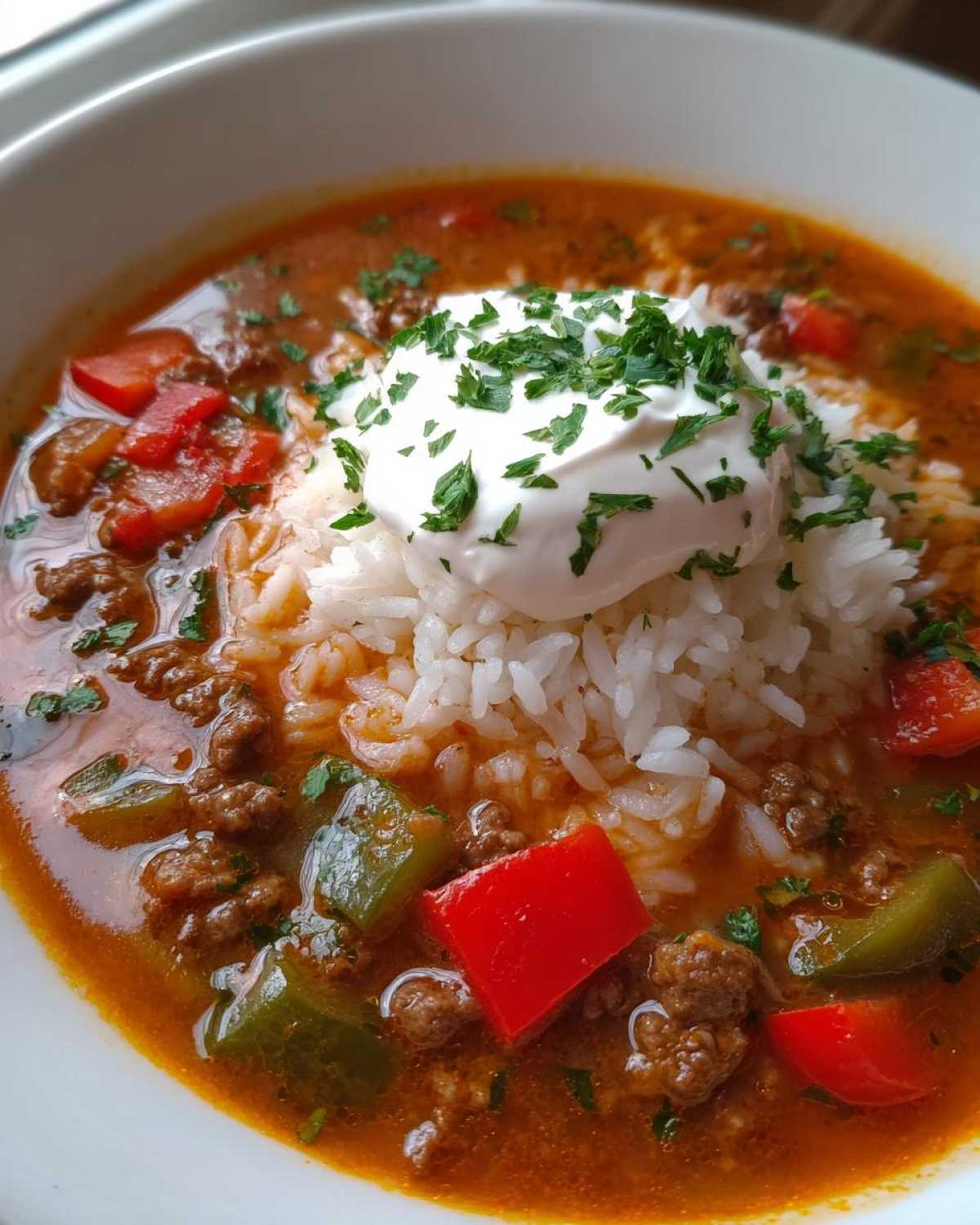 Stuffed Pepper Soup - detail 4