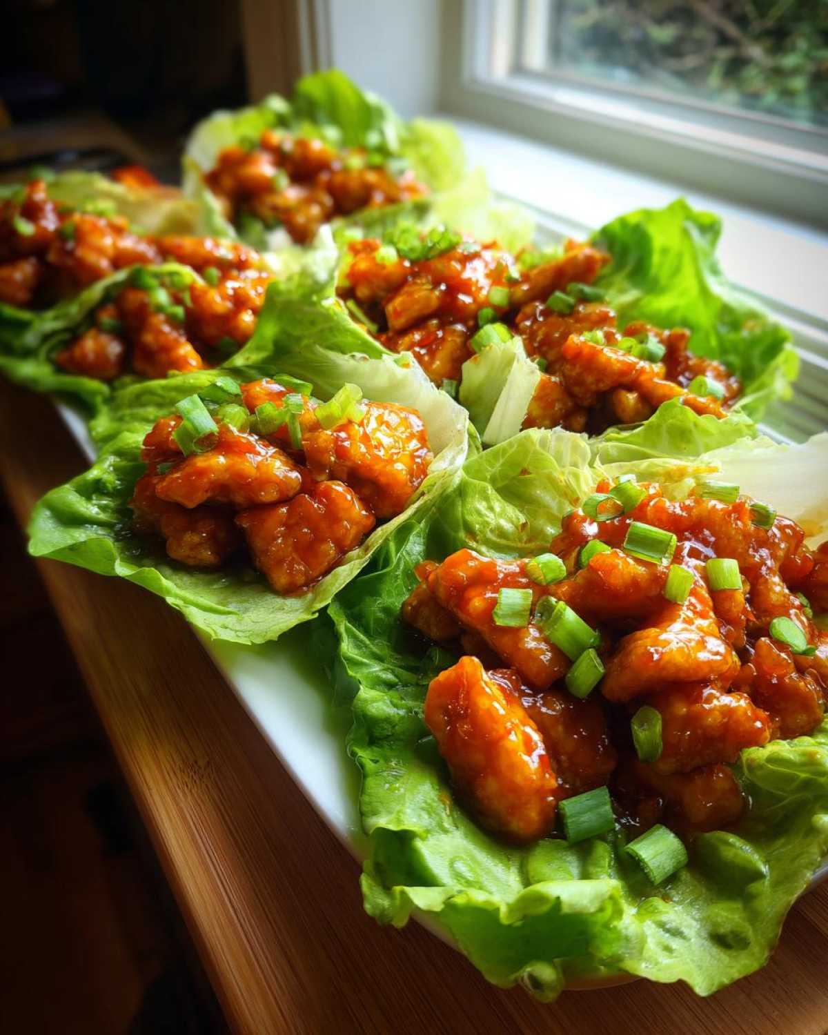 Sweet Chili Chicken Lettuce Wraps - detail 1