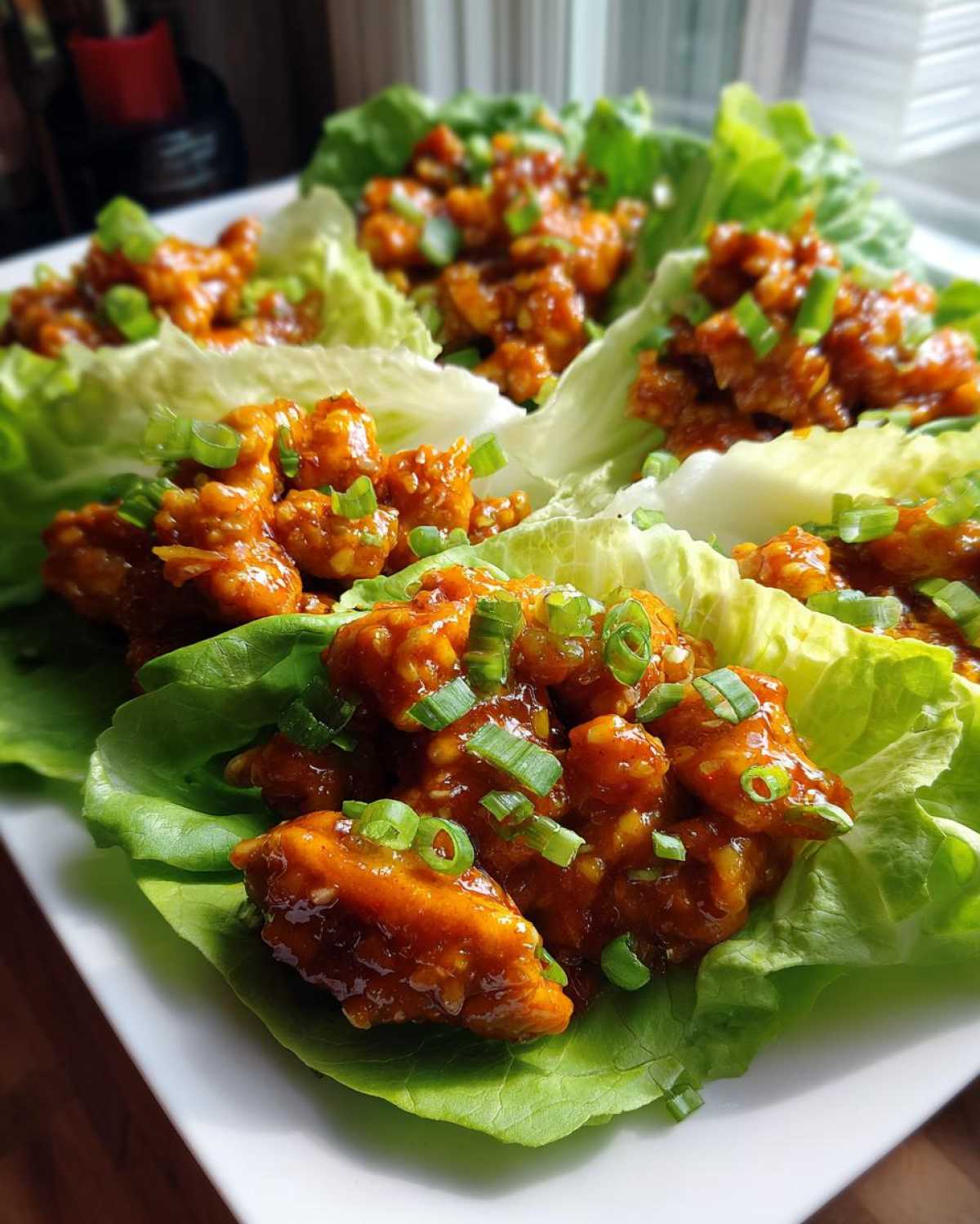 Sweet Chili Chicken Lettuce Wraps - detail 3
