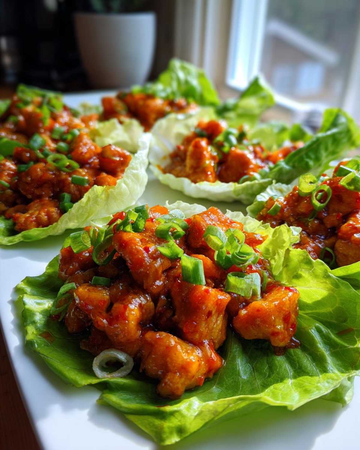 Sweet Chili Chicken Lettuce Wraps - detail 4