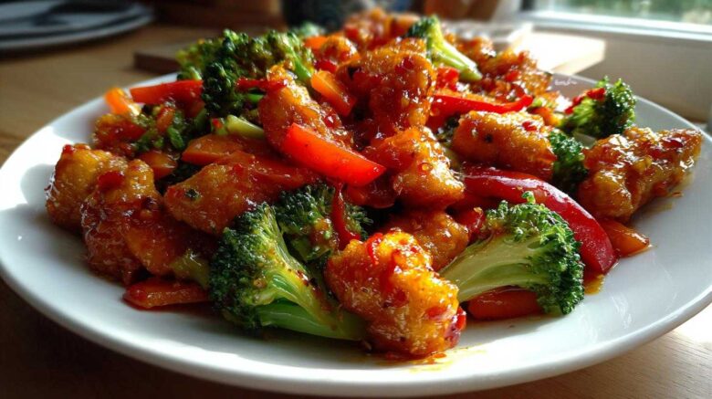 Sweet Chili Garlic Chicken Stir Fry