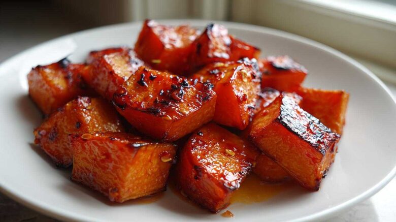 Sweet Chili Roasted Sweet Potatoes