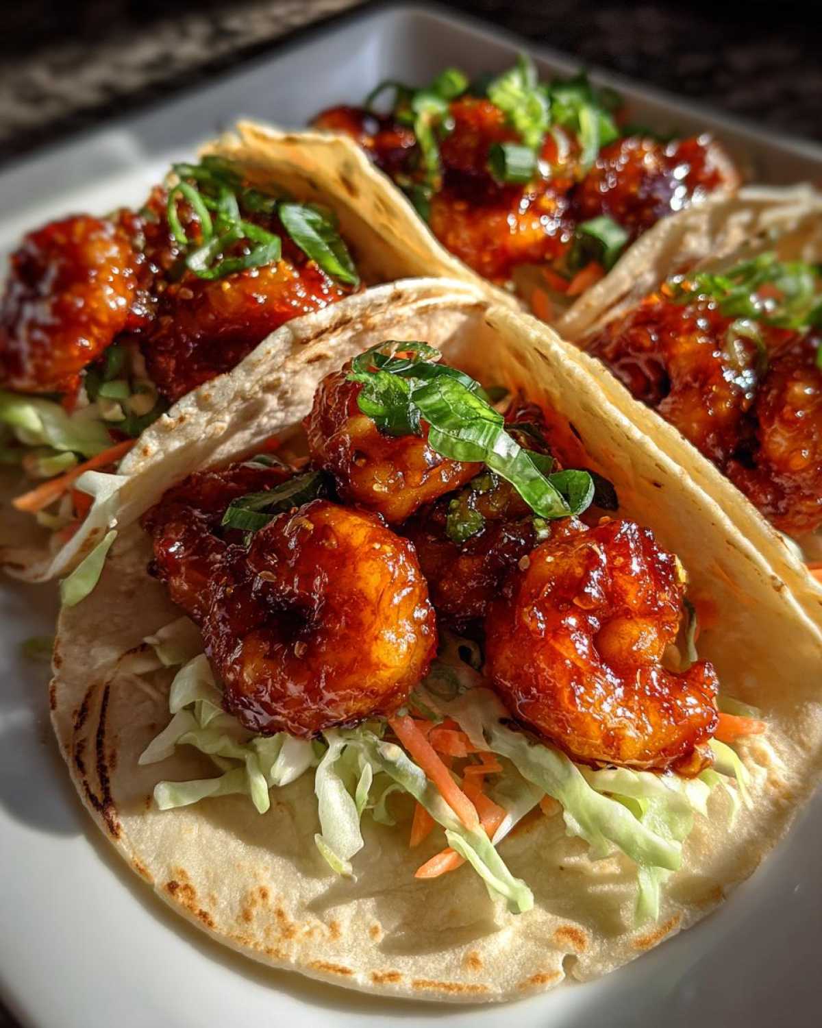 Sweet Chili Shrimp Tacos - detail 4