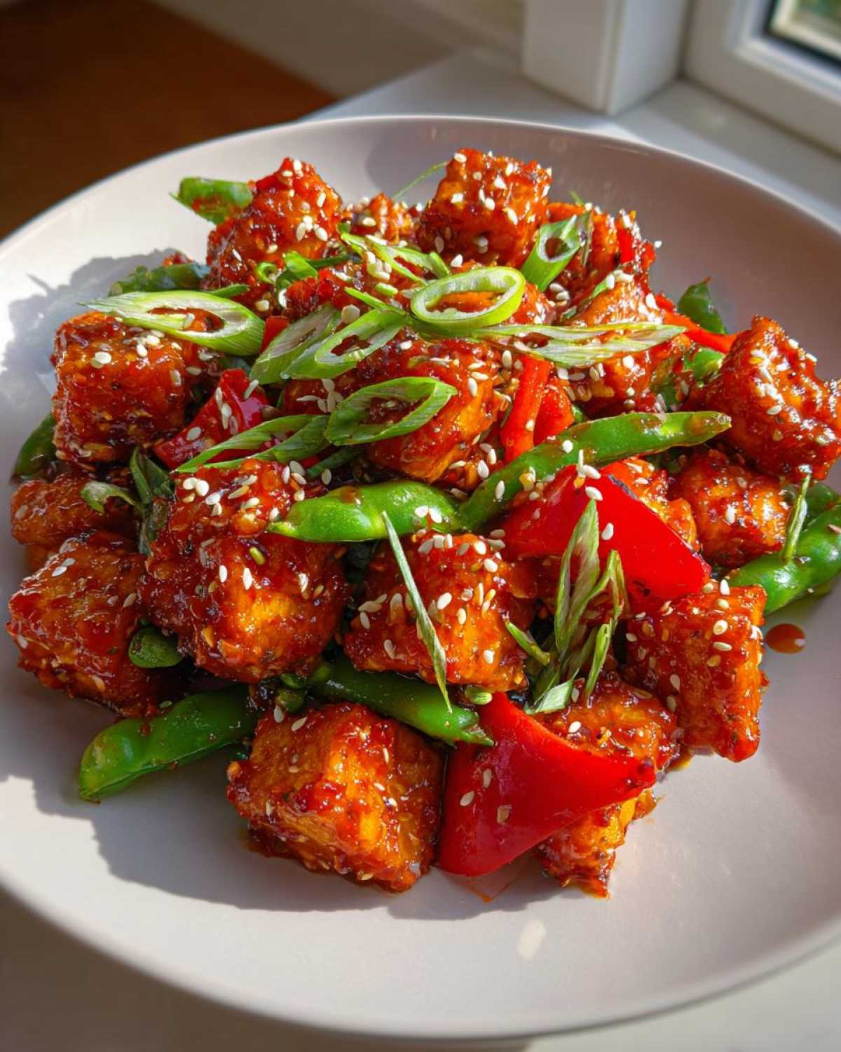 Sweet Chili Tofu Stir Fry - detail 1