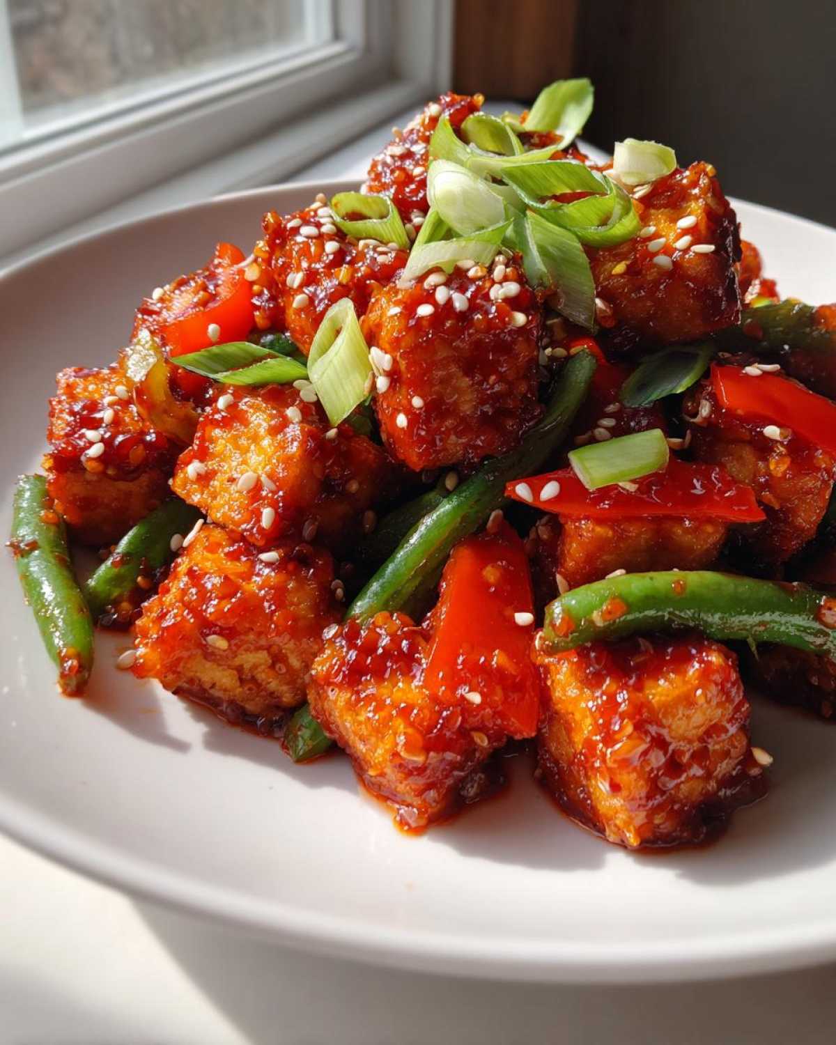 Sweet Chili Tofu Stir Fry - detail 3
