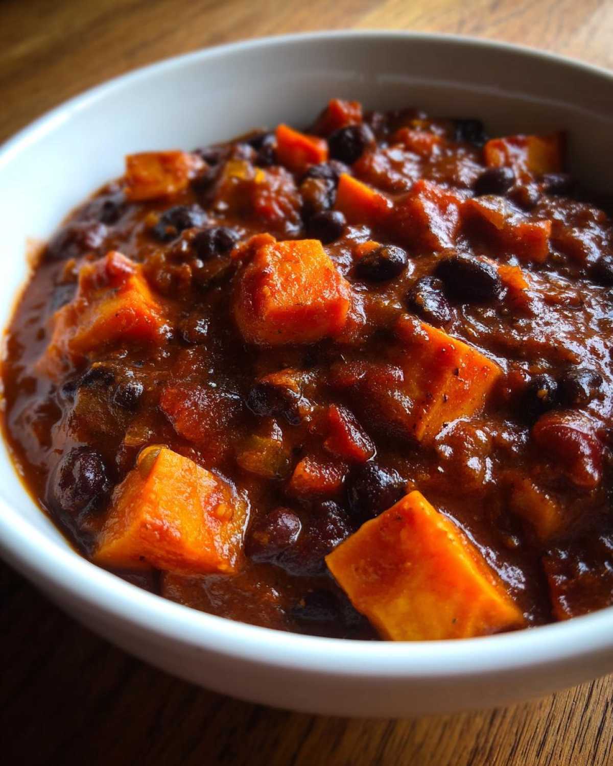 Sweet Potato Black Bean Chili - detail 3