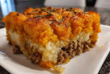 Sweet Potato Tater Tot Casserole