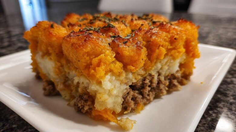 Sweet Potato Tater Tot Casserole
