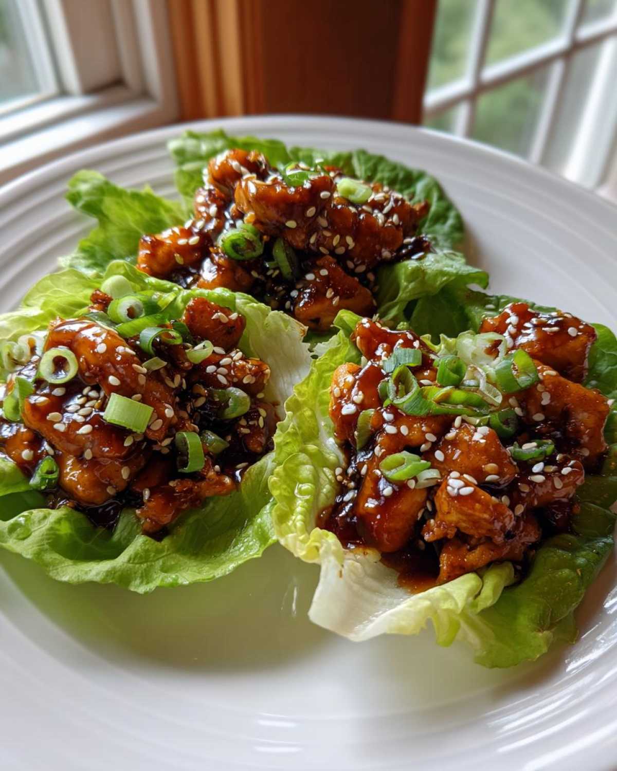 Teriyaki Chicken Lettuce Wraps - detail 1