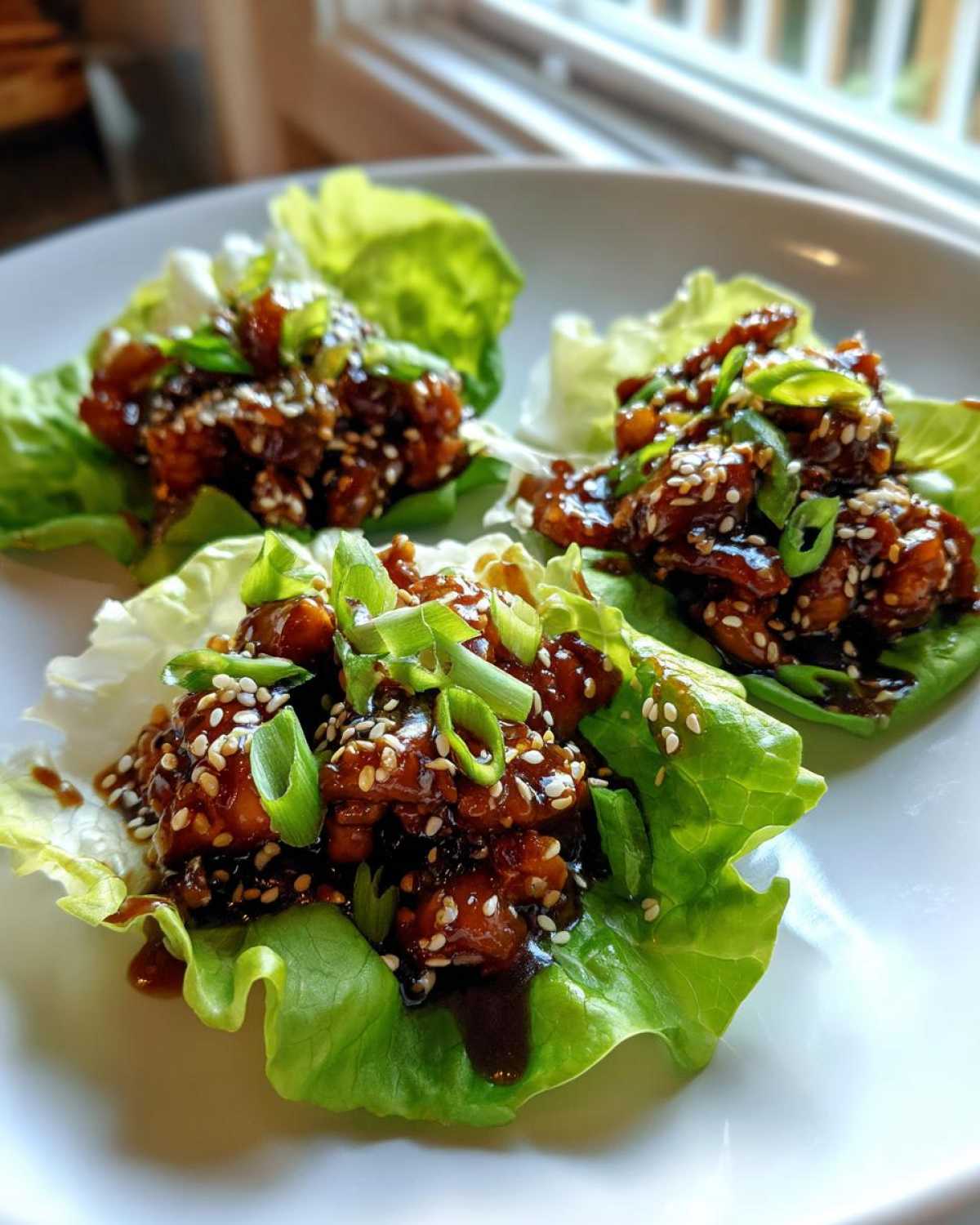 Teriyaki Chicken Lettuce Wraps - detail 2