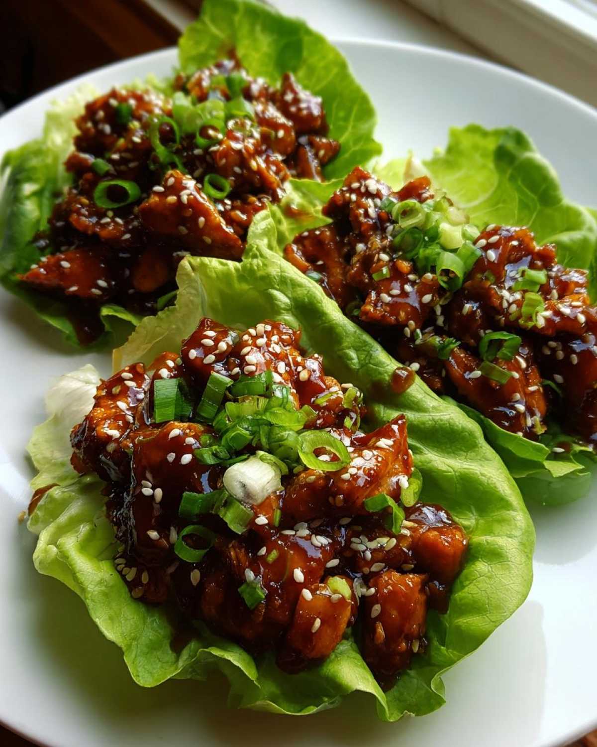 Teriyaki Chicken Lettuce Wraps - detail 3