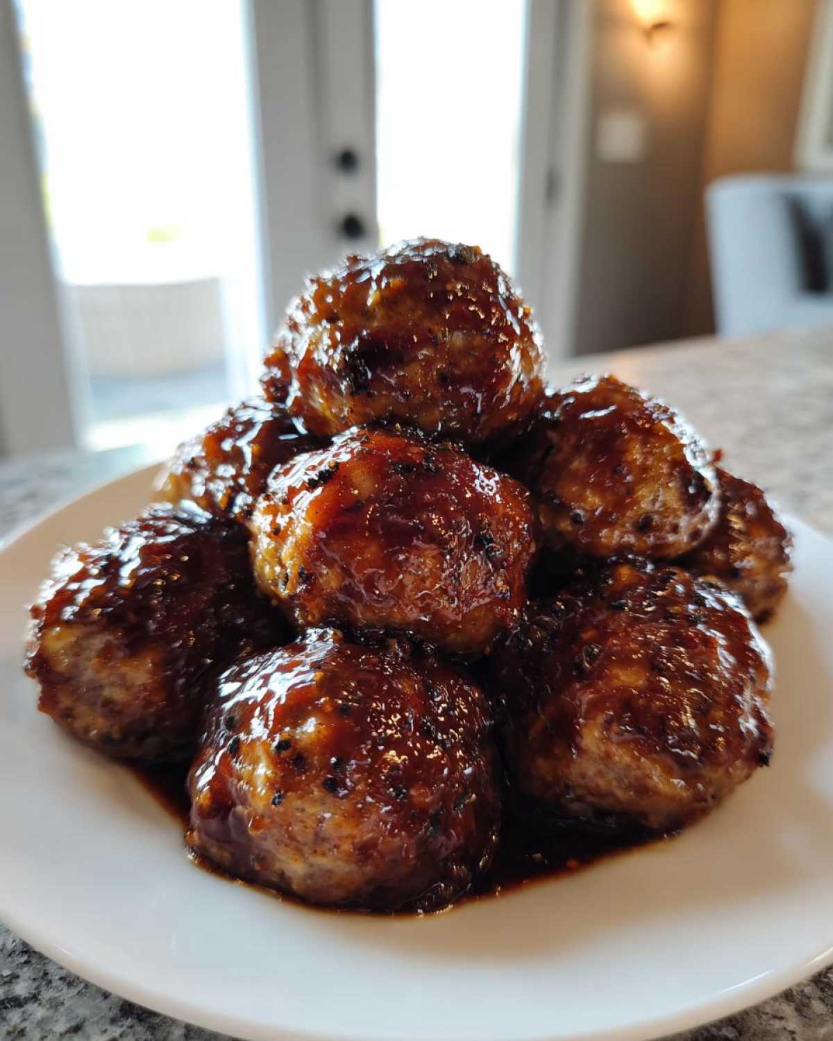 Teriyaki Turkey Meatballs - detail 2