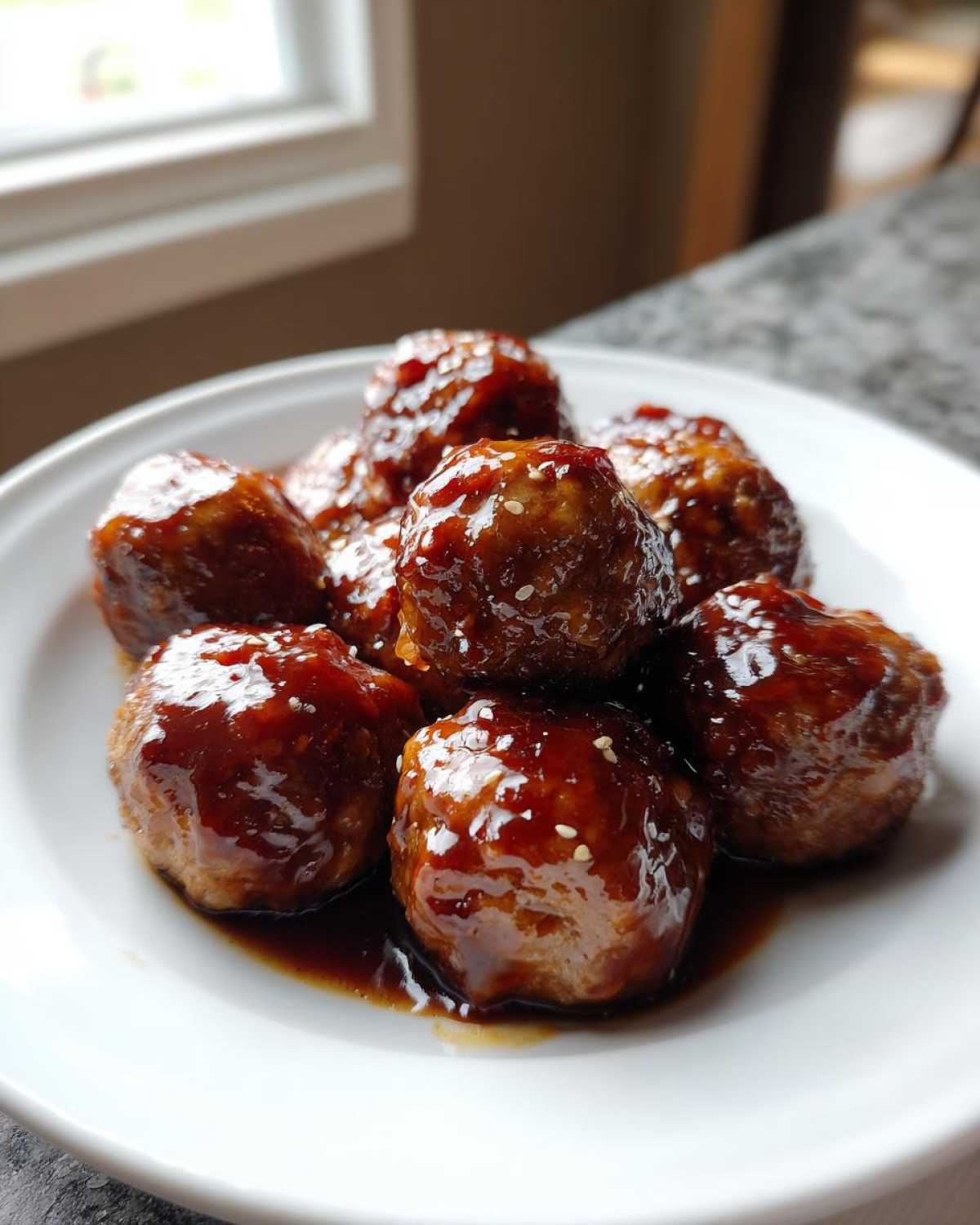 Teriyaki Turkey Meatballs - detail 4