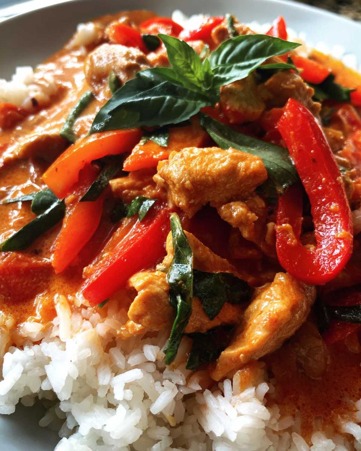 Thai Coconut Chicken Curry - detail 1