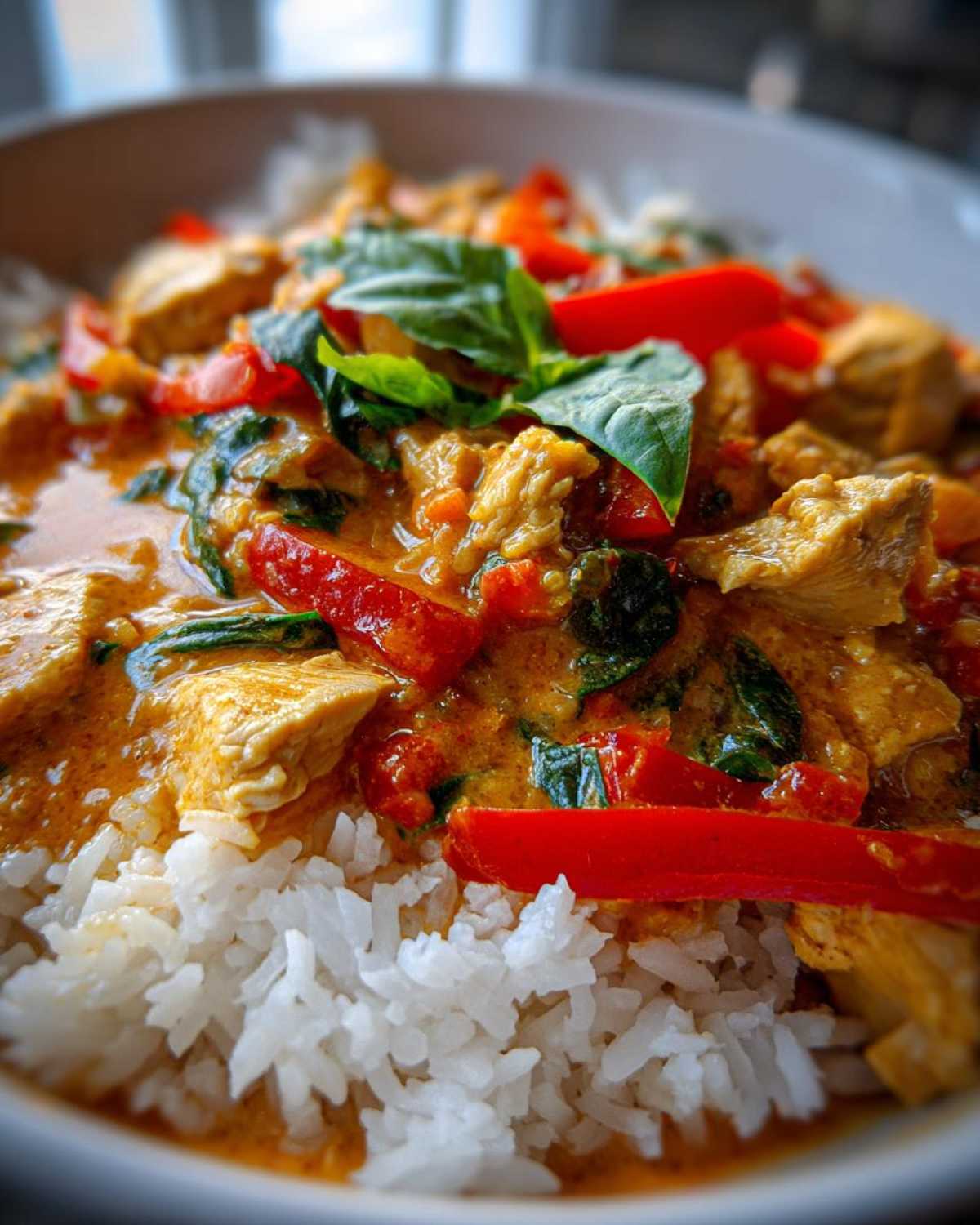 Thai Coconut Chicken Curry - detail 2