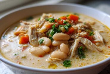 Tuscan White Bean Chicken Soup