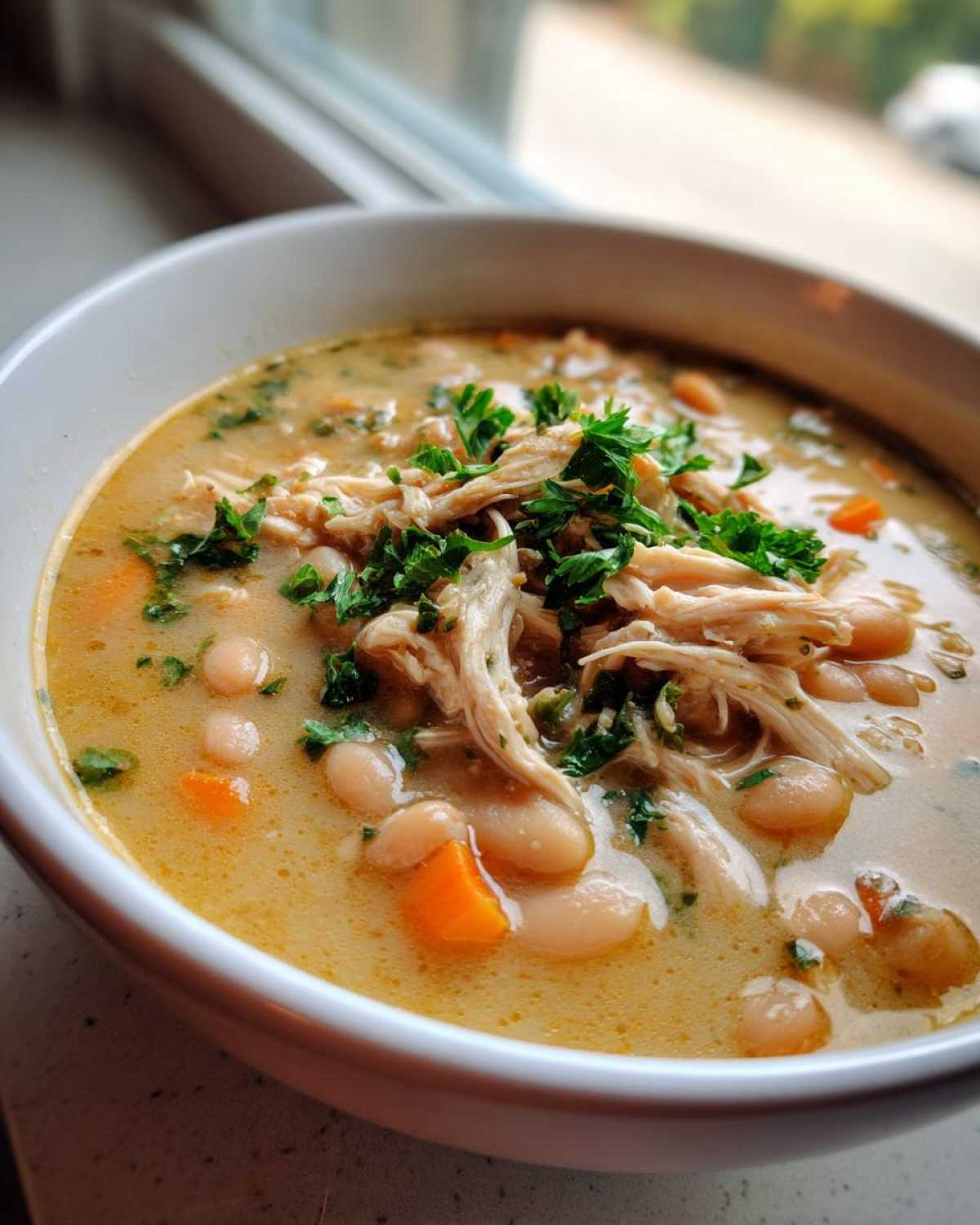 Tuscan White Bean Chicken Soup - detail 4