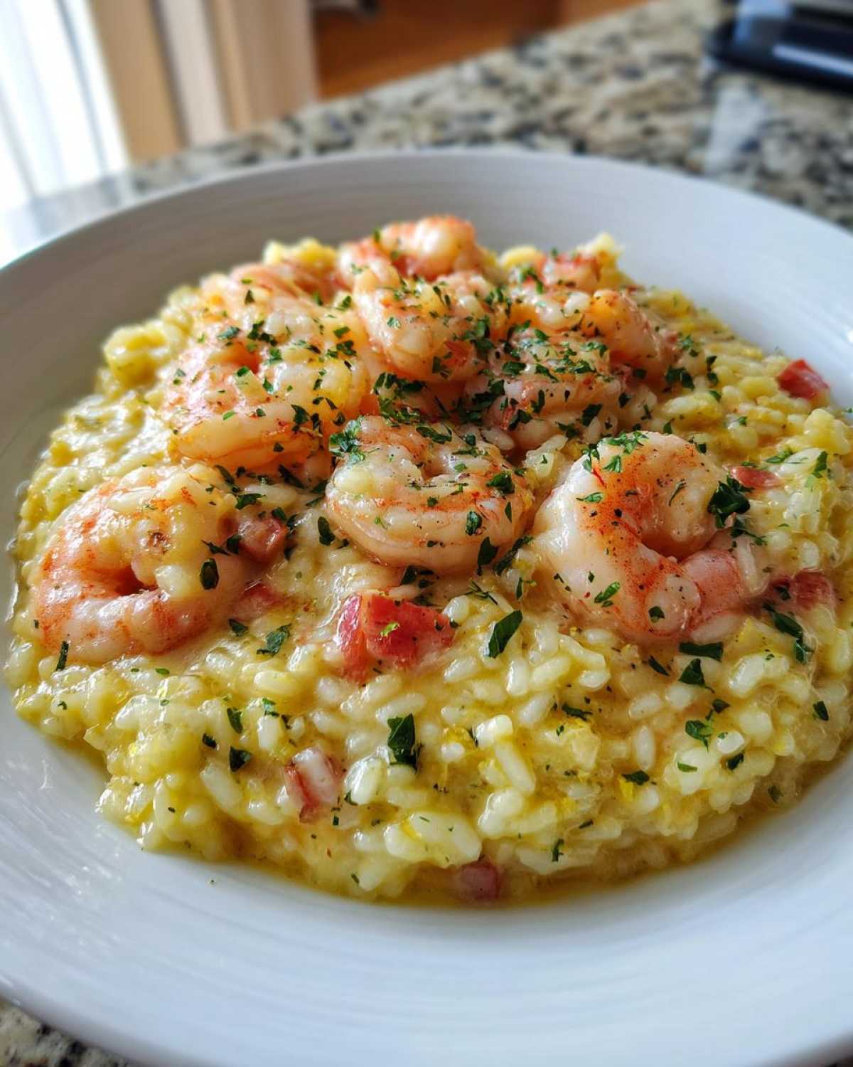 Zesty Lemon Shrimp Risotto - detail 2