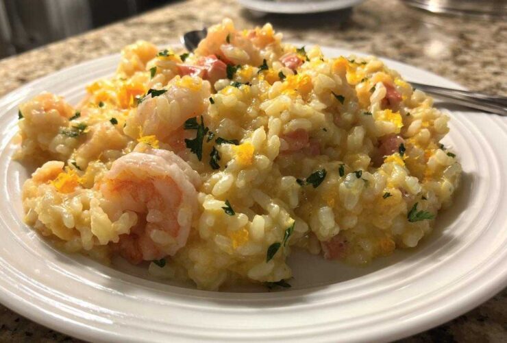 Zesty Lemon Shrimp Risotto