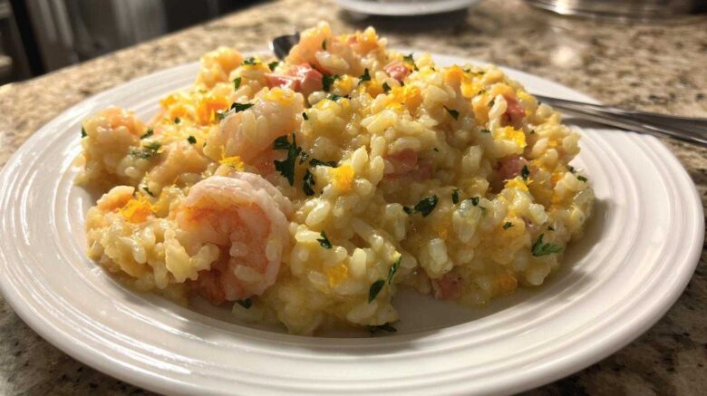 Zesty Lemon Shrimp Risotto